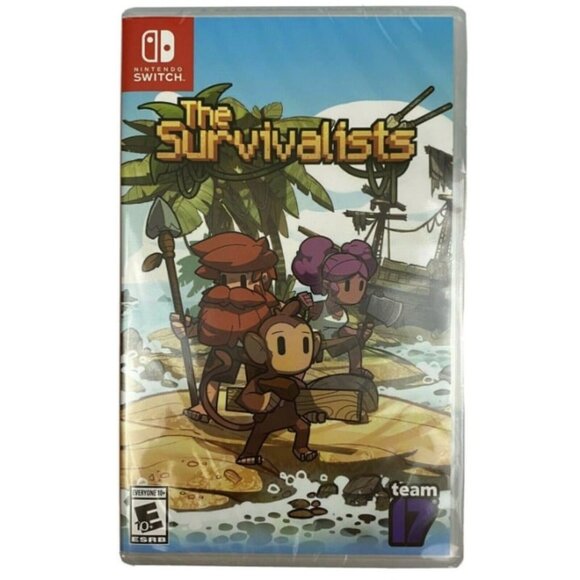The Survivalists for Nintendo Switch Video Game Crafting Food Tools Structures